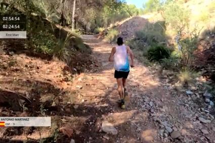 Antonio martínez corriendo