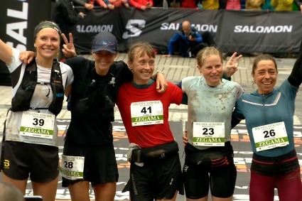 Podio femenino Zegama Aizkorri 2023