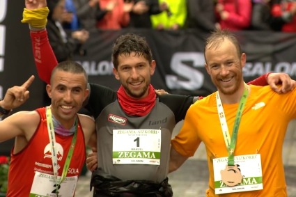 Podio masculino zegama aizkorri 2023