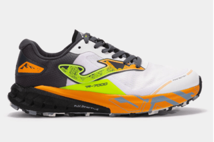 Zapatillas trail Tr-7 24 unisex blanco amarillo