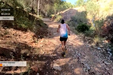 Antonio martínez corriendo