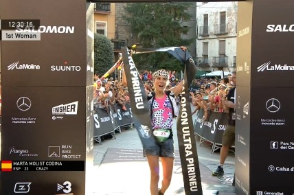 Podio femenino Salomon Ultra Pirineu