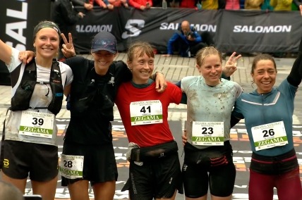 Podio femenino Zegama Aizkorri 2023