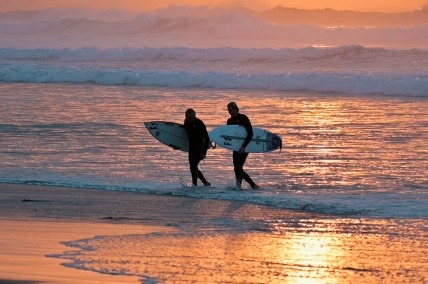 Asturias, la gran ola de Rodiles